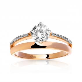 Золотое кольцо TALANT КСК 549 с цирконием КСК 549 фото